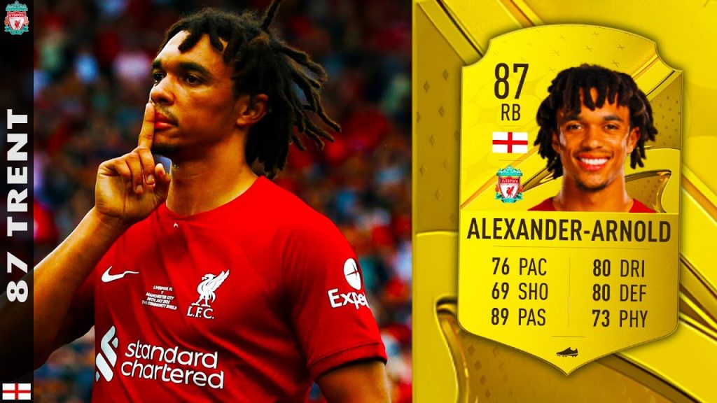 Trent Alexander Arnold FIFA 23 Rating 87 Rated GAMER TOP